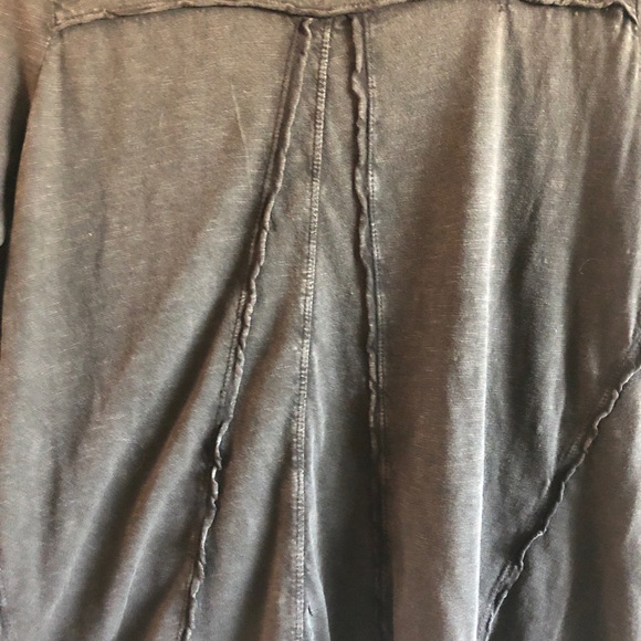 FREE PEOPLE DARK BROWN SHIRT - Picture 6 of 7